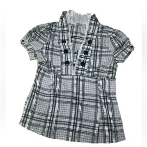 2 for $25 Woman’s grey black white Blouse in size extra large XL